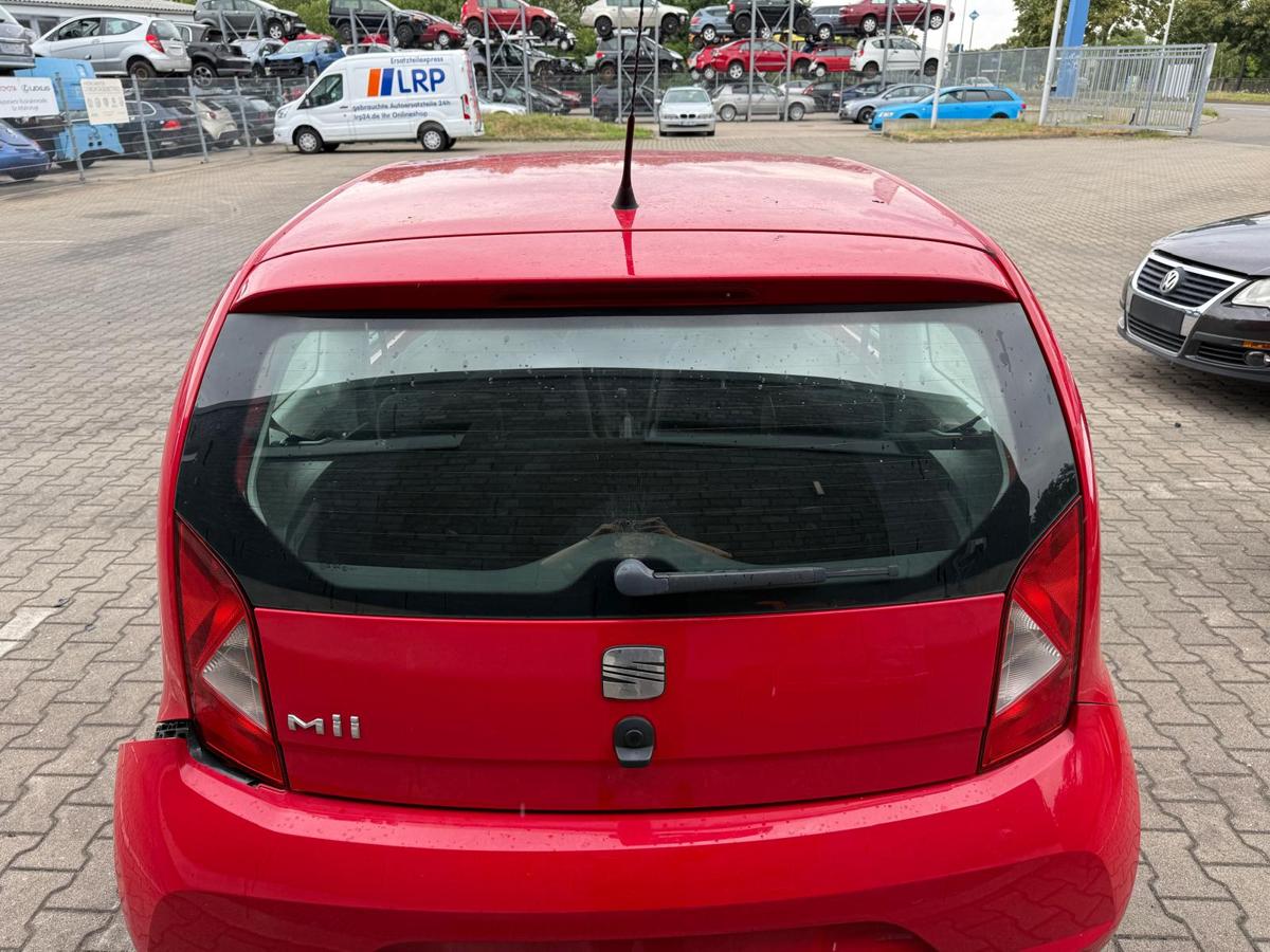 Seat Mii original Heckklappe mit Scheibe LY3D Tornadorot Rohbau BJ13